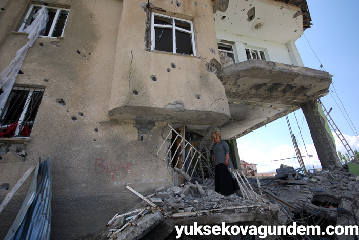 Çatışmalardan sonra Yüksekova'dan fotoğraflar 104