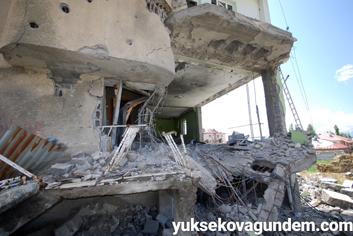 Çatışmalardan sonra Yüksekova'dan fotoğraflar 110