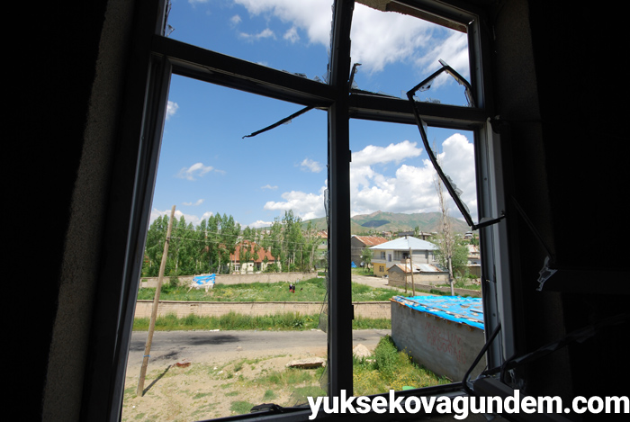 Çatışmalardan sonra Yüksekova'dan fotoğraflar 116