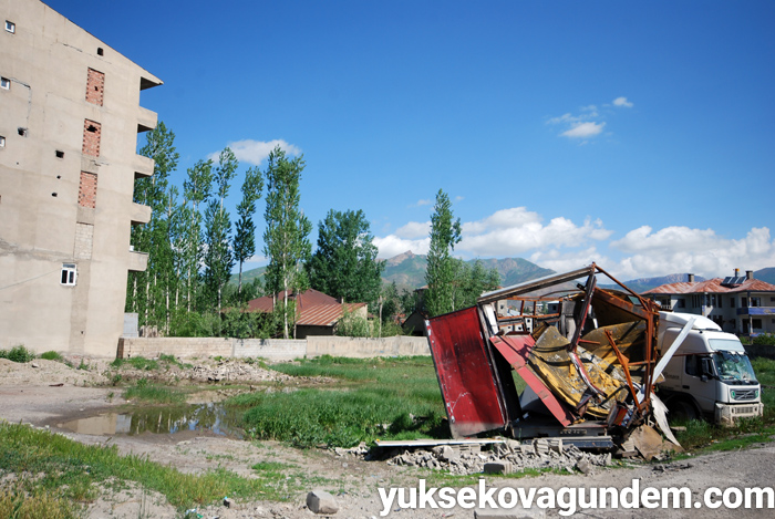 Çatışmalardan sonra Yüksekova'dan fotoğraflar 35