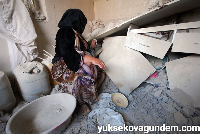 Çatışmalardan sonra Yüksekova'dan fotoğraflar 48