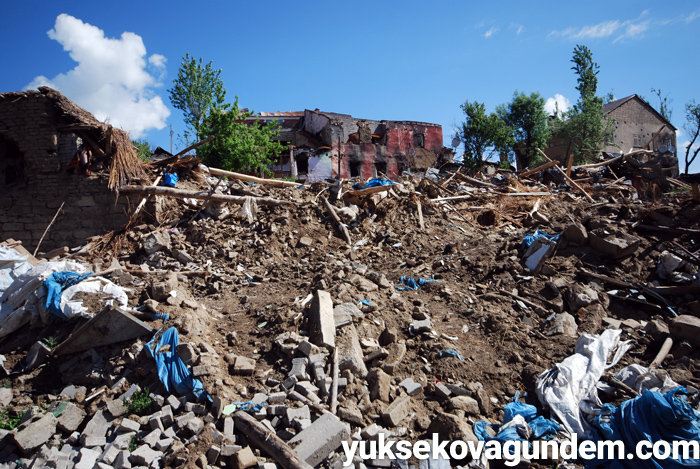 Çatışmalardan sonra Yüksekova'dan fotoğraflar 59