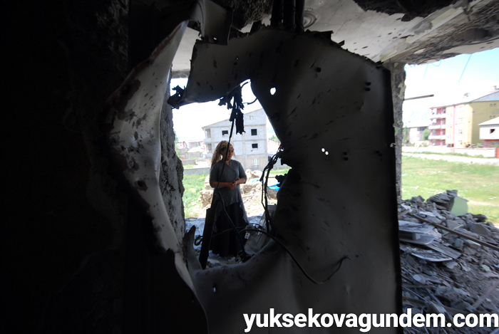 Çatışmalardan sonra Yüksekova'dan fotoğraflar 62