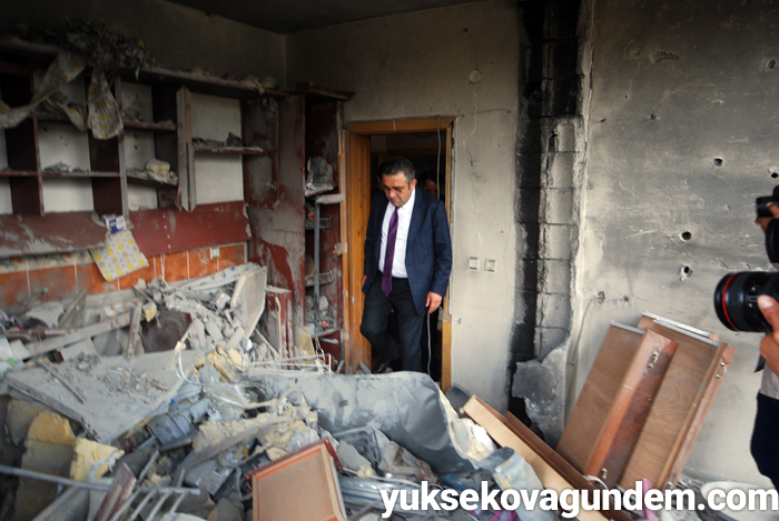 CHP Milletvekili Tanrıkulu Yüksekova'da incelemelerde bulundu 14