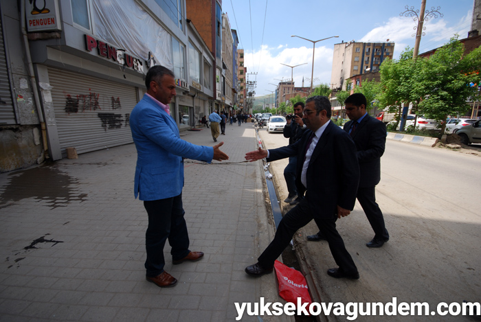 CHP Milletvekili Tanrıkulu Yüksekova'da incelemelerde bulundu 20