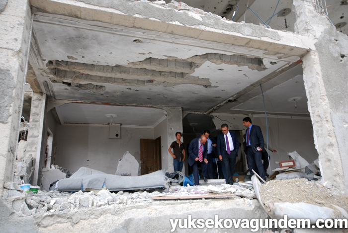 CHP Milletvekili Tanrıkulu Yüksekova'da incelemelerde bulundu 27