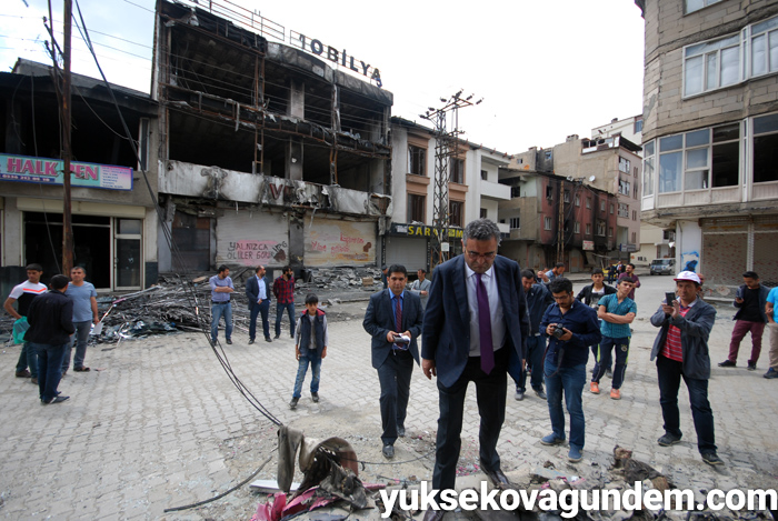 CHP Milletvekili Tanrıkulu Yüksekova'da incelemelerde bulundu 33