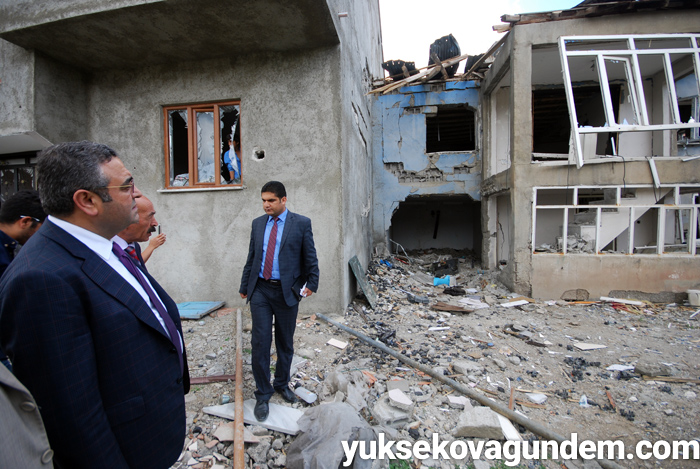CHP Milletvekili Tanrıkulu Yüksekova'da incelemelerde bulundu 37