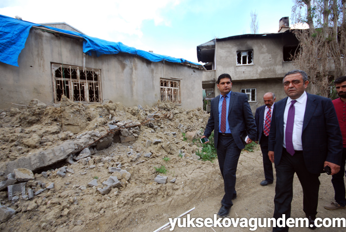 CHP Milletvekili Tanrıkulu Yüksekova'da incelemelerde bulundu 40