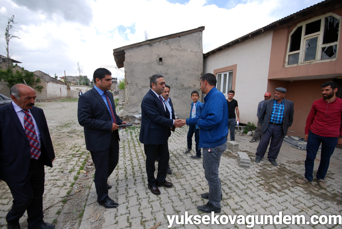 CHP Milletvekili Tanrıkulu Yüksekova'da incelemelerde bulundu 47
