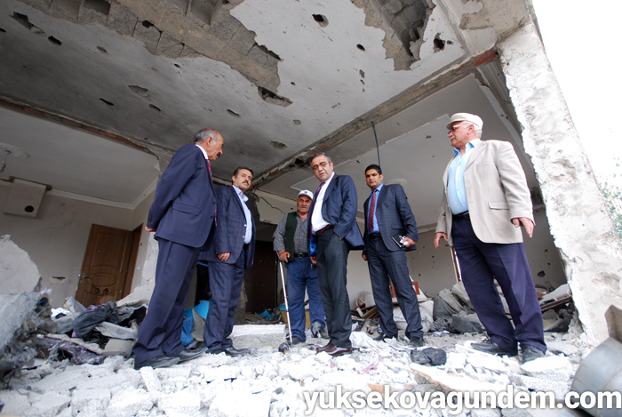 CHP Milletvekili Tanrıkulu Yüksekova'da incelemelerde bulundu 49