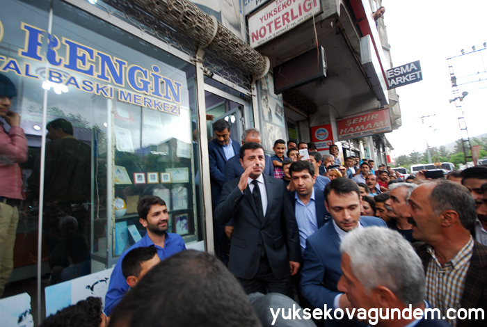 Selahattin Demirtaş Yüksekova'ya geldi 30