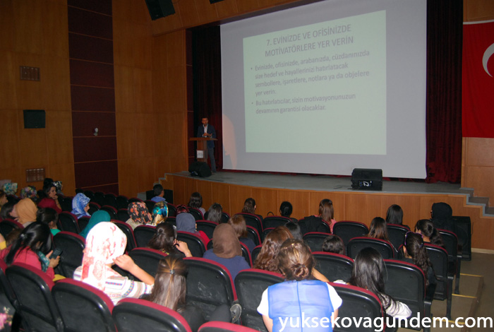 Yüksekova'da 'Motivasyon Bozukluğu' semineri 7