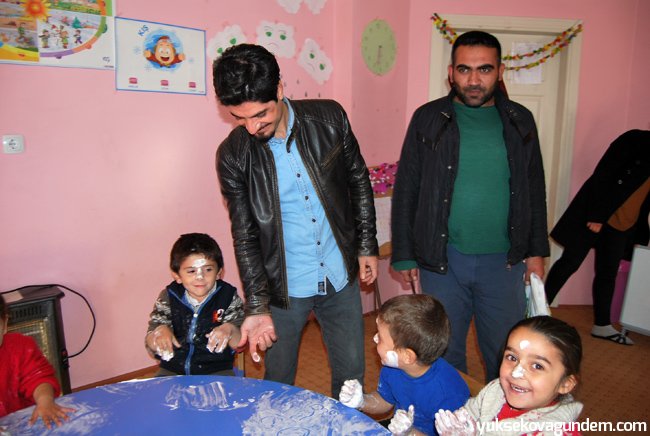 Yüksekova Toplum Sağlığı Merkezi personelleri anaokulunu ziyaret etti 14