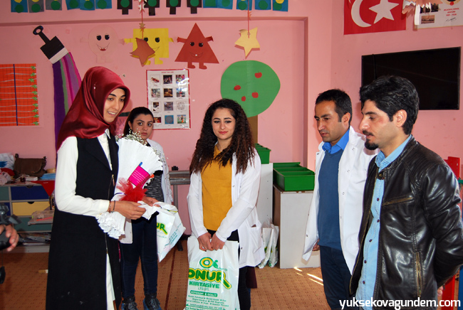 Yüksekova Toplum Sağlığı Merkezi personelleri anaokulunu ziyaret etti 17