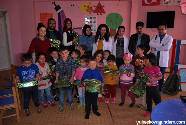 Yüksekova Toplum Sağlığı Merkezi personelleri anaokulunu ziyaret etti 36