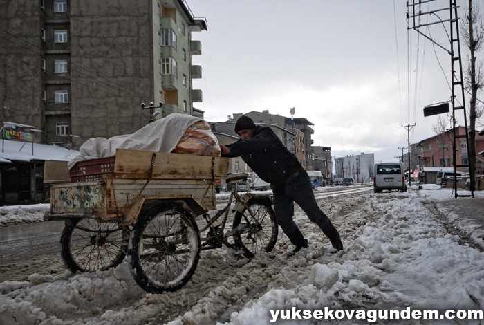 Yüksekova'da Kar Yağışı 1