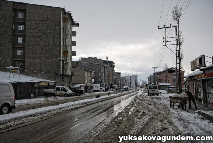 Yüksekova'da Kar Yağışı 13