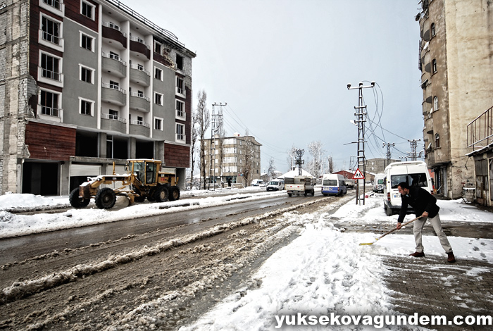 Yüksekova'da Kar Yağışı 5