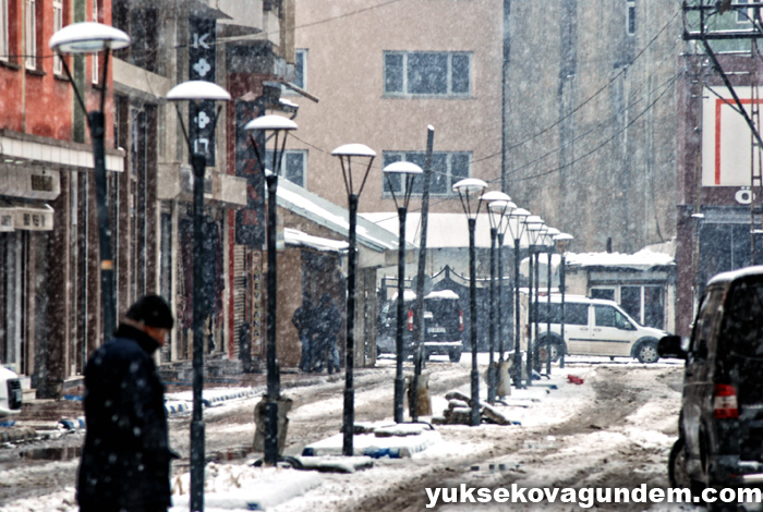 Yüksekova'da Kar Yağışı 6
