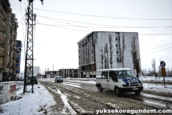 Yüksekova'da Kar Yağışı 7