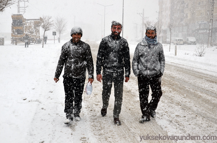 Yüksekova'da kar yağışı 10