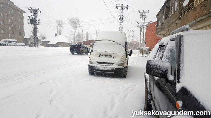 Yüksekova'da kar yağışı 2