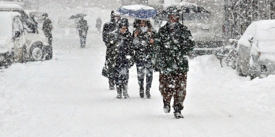Yüksekova'da kar yağışı