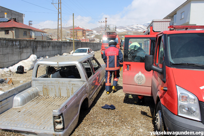 Yüksekova'da ki tatbikat gerçeğini aratmadı 17