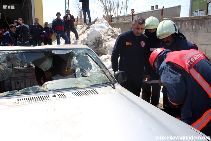 Yüksekova'da ki tatbikat gerçeğini aratmadı 26