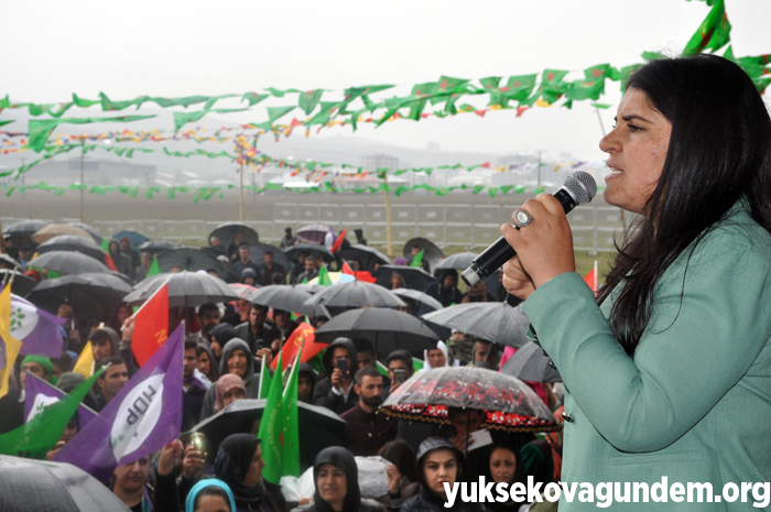 HDP ve DBP'den Yüksekova'da 'Hayır' mitingi 20