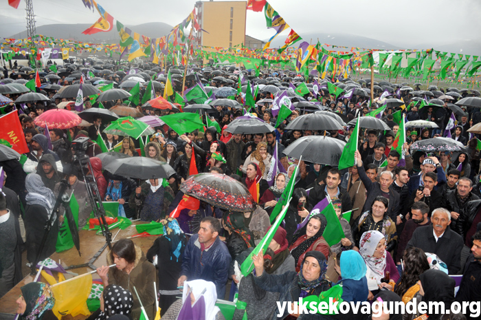 HDP ve DBP'den Yüksekova'da 'Hayır' mitingi 3