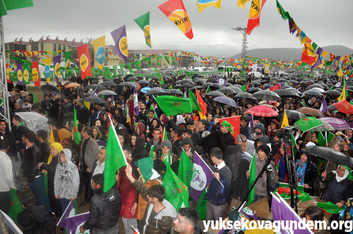 HDP ve DBP'den Yüksekova'da 'Hayır' mitingi 7