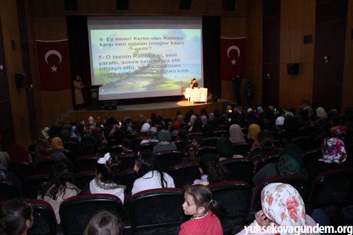 Yüksekova Aile Destek Merkezi mevlid programı düzenledi 11