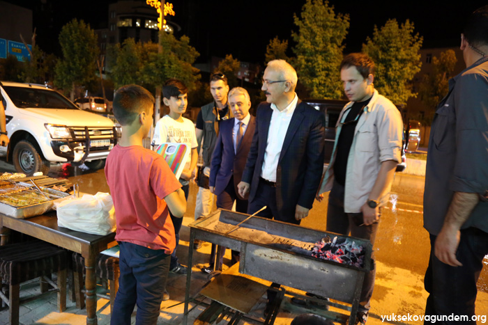 Kalkınma Bakanı Elvan, Yüksekova’da 12