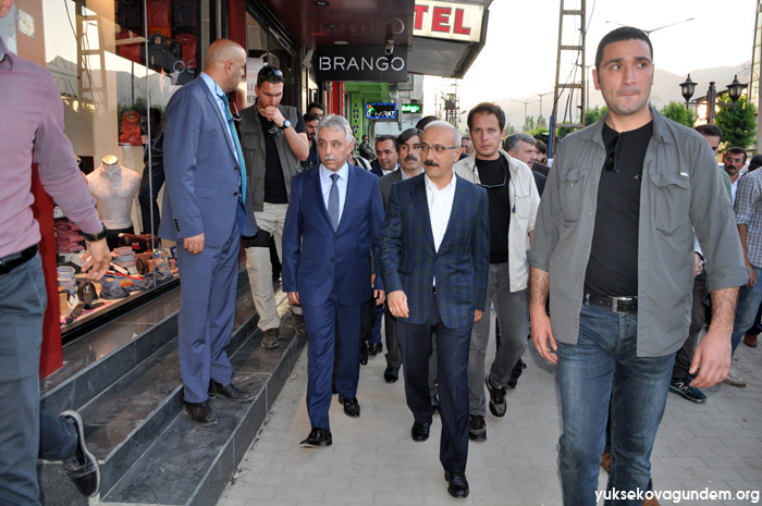 Kalkınma Bakanı Elvan, Yüksekova’da 19
