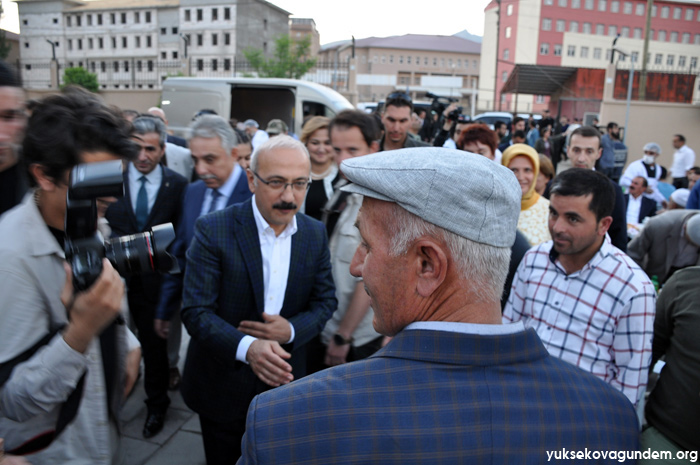 Kalkınma Bakanı Elvan, Yüksekova’da 30