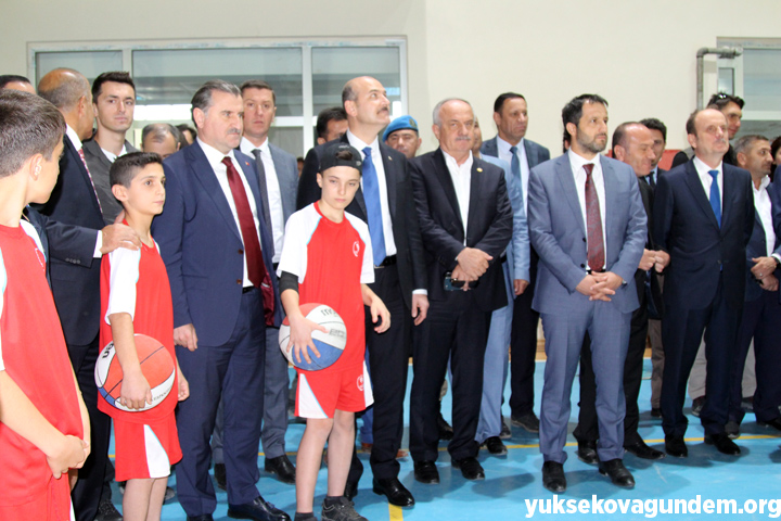 Bakanlar Soylu ve Bak, Yüksekova'da açılış törenine katıldı 7