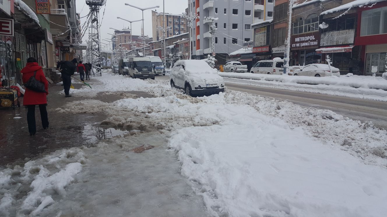 Yüksekova'da kar yağışı etkili oldu 11