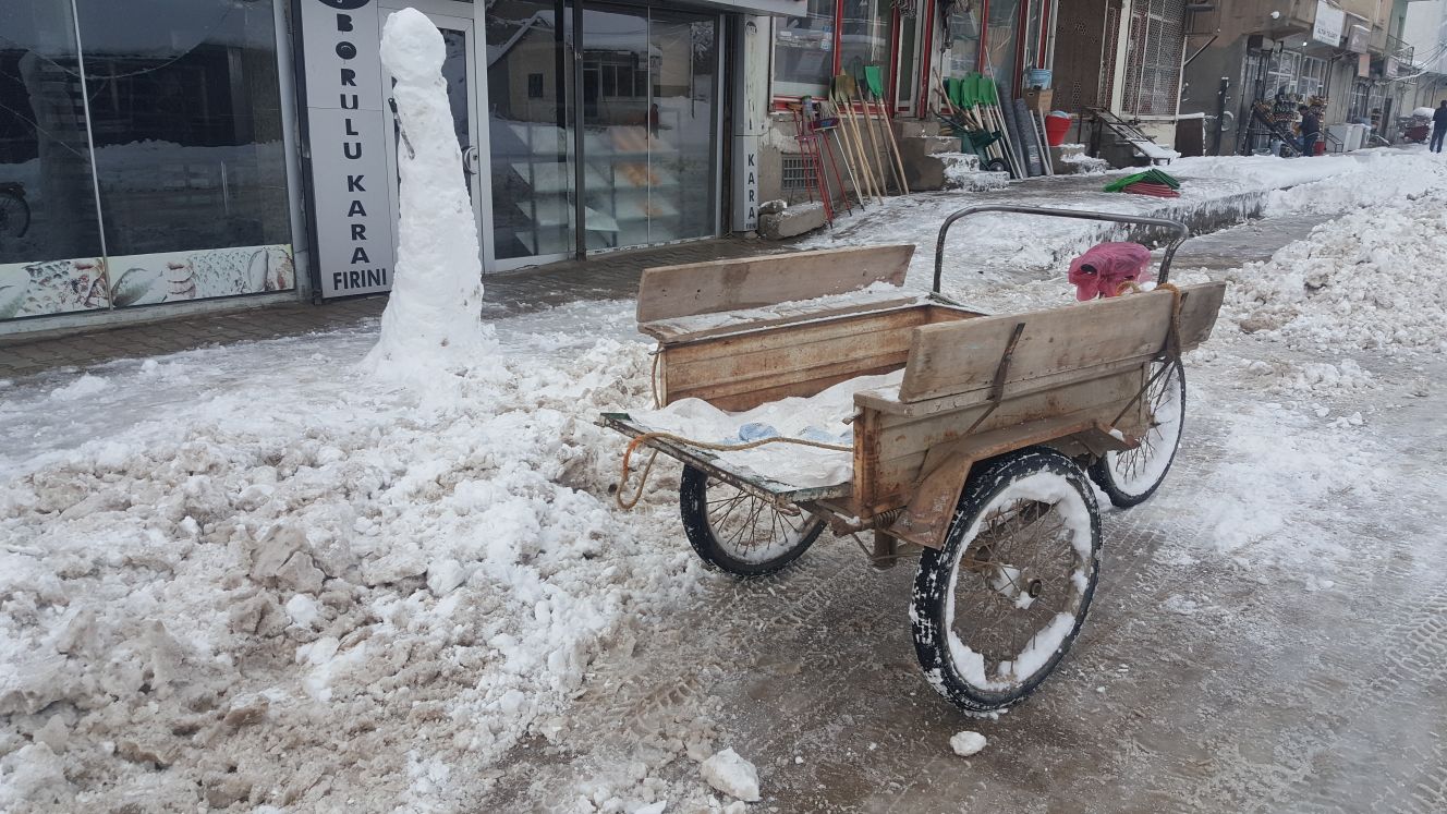 Yüksekova'da kar yağışı etkili oldu 12