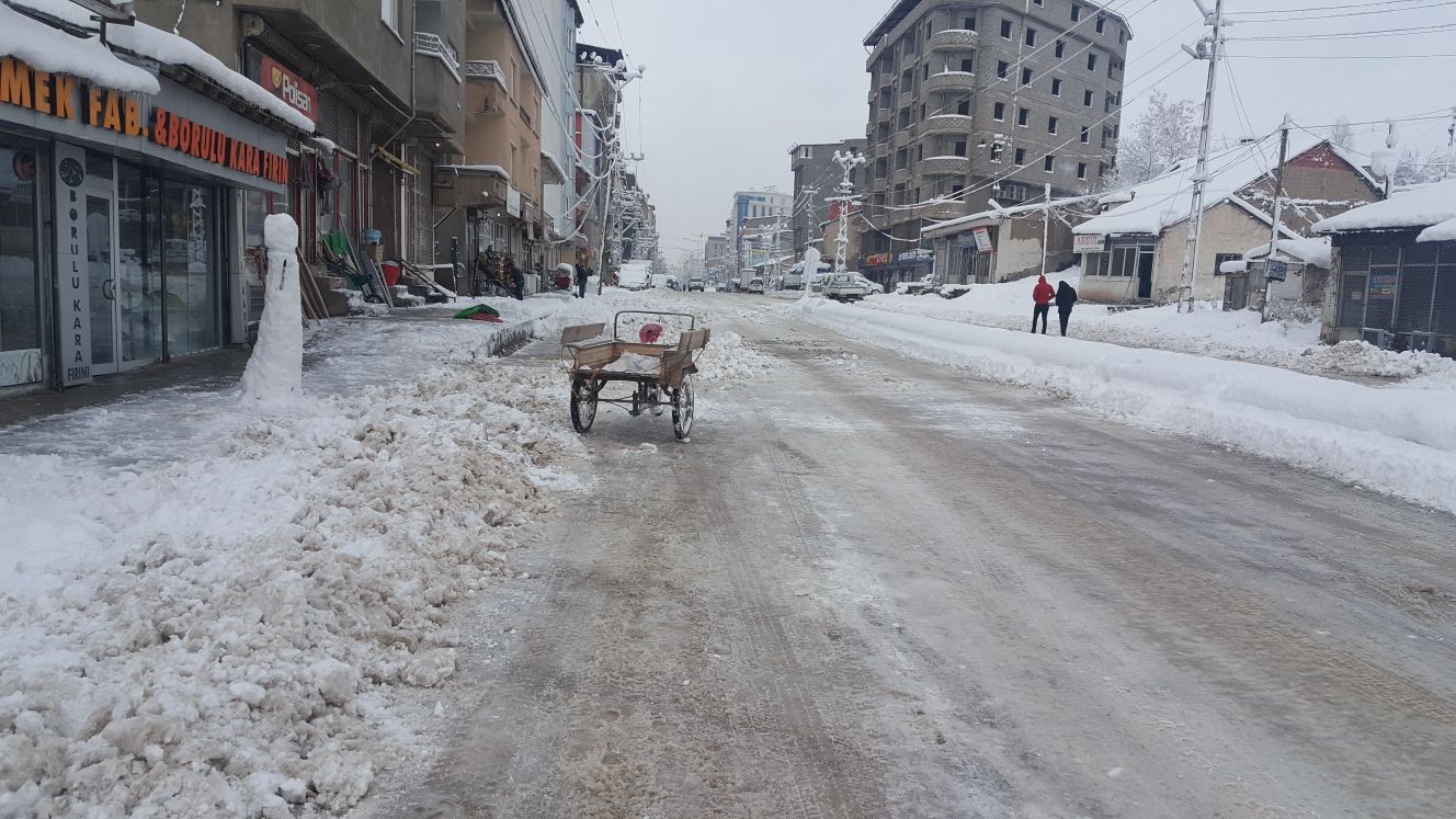 Yüksekova'da kar yağışı etkili oldu 6