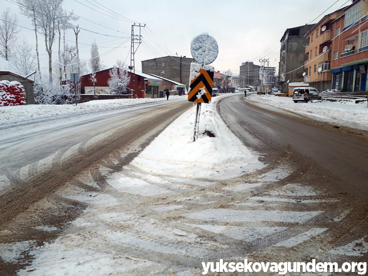 Yüksekova'da Kar Yağışı 11