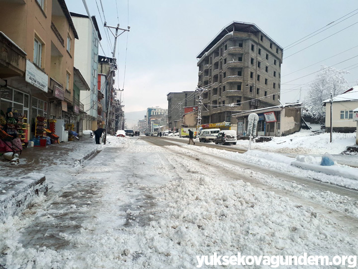 Yüksekova'da Kar Yağışı 4