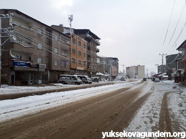 Yüksekova'da Kar Yağışı 7