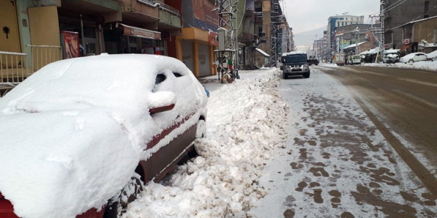 Yüksekova'da Kar Yağışı