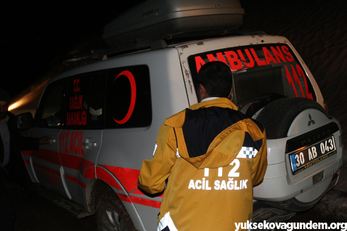3 kilometre battaniye ile taşınarak ambulansa ulaştırıldı 9