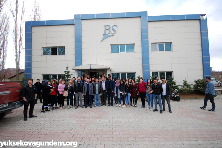 Öğrenciler Yüksekova' da ki fabrikaları gezdi 12