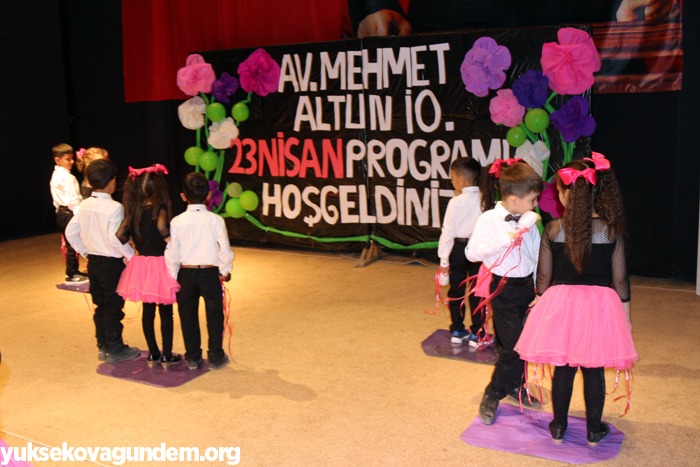 Yüksekova'da 23 Nisan kutlamaları 23