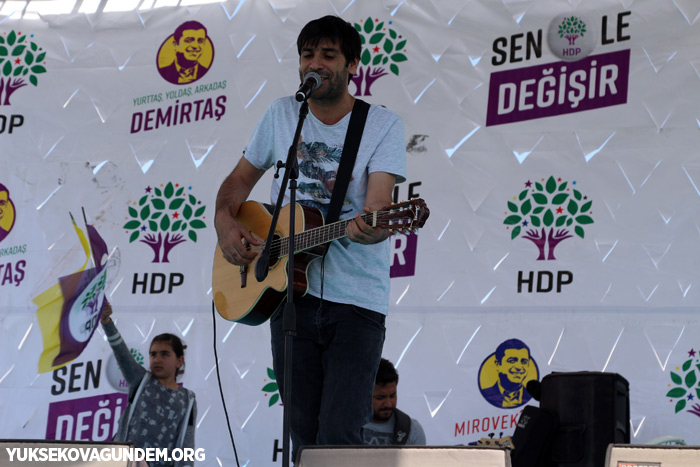 HDP Yüksekova'da miting düzenledi 10