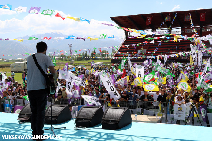 HDP Yüksekova'da miting düzenledi 11